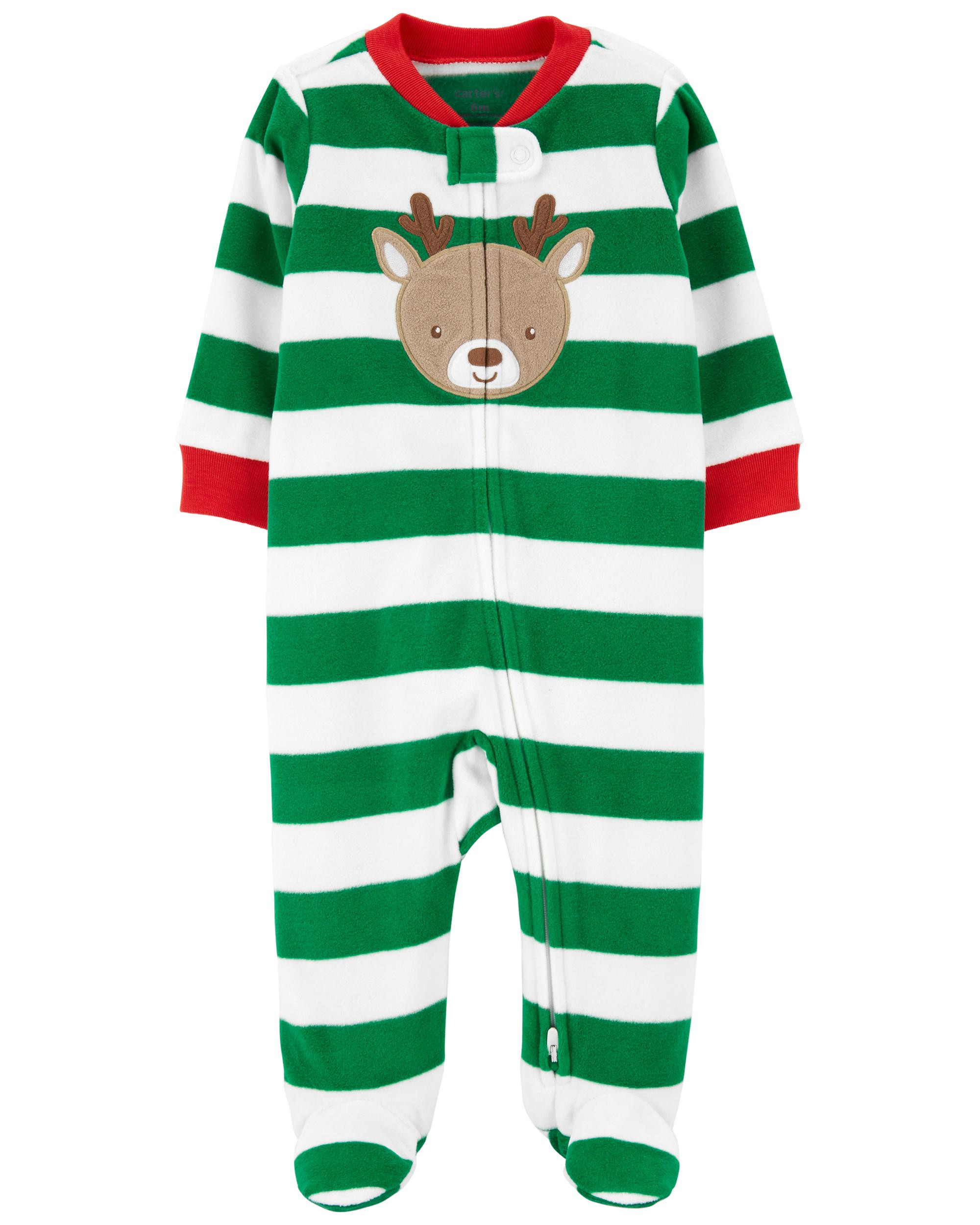 Santa Zip-Up Cotton Sleep & Play | Carter's