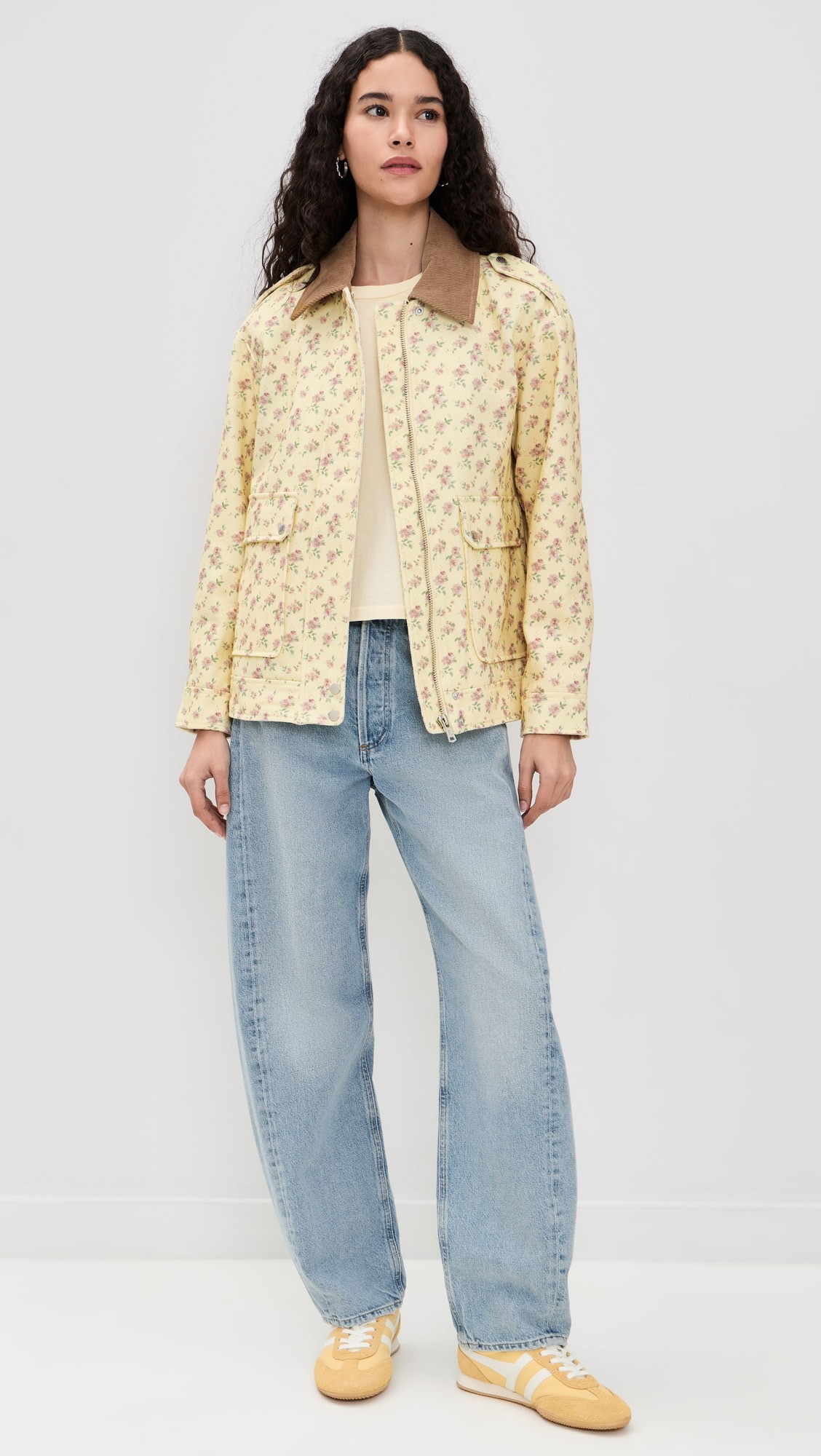 Oversized Aviator Jacket With Straight Hem | Shopbop