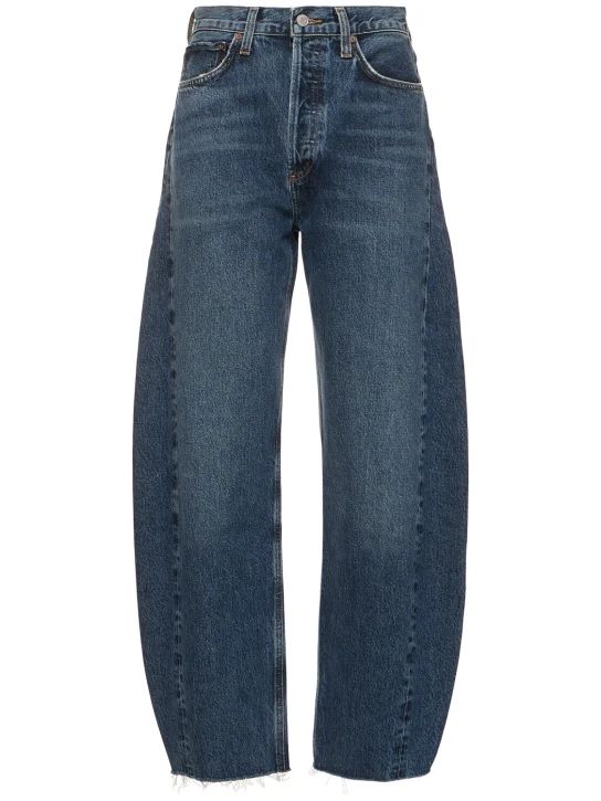 Luna pieced cotton denim jeans | Luisaviaroma