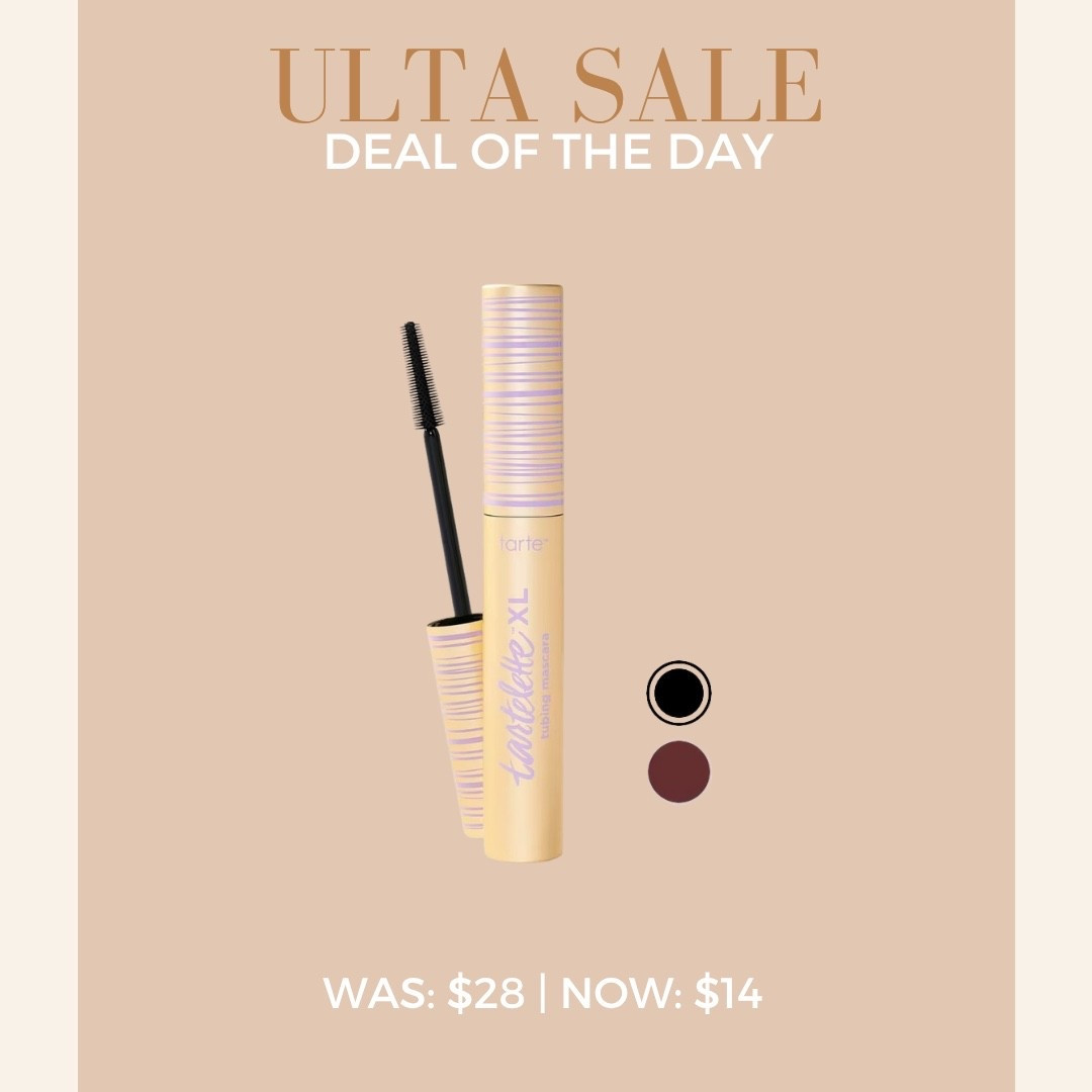 Ulta 21 Days of Beauty Deal of the Day! ✨
Tarte  Tartelette XL Tubing Mascara

#LTKSaleAlert #LTKBeauty