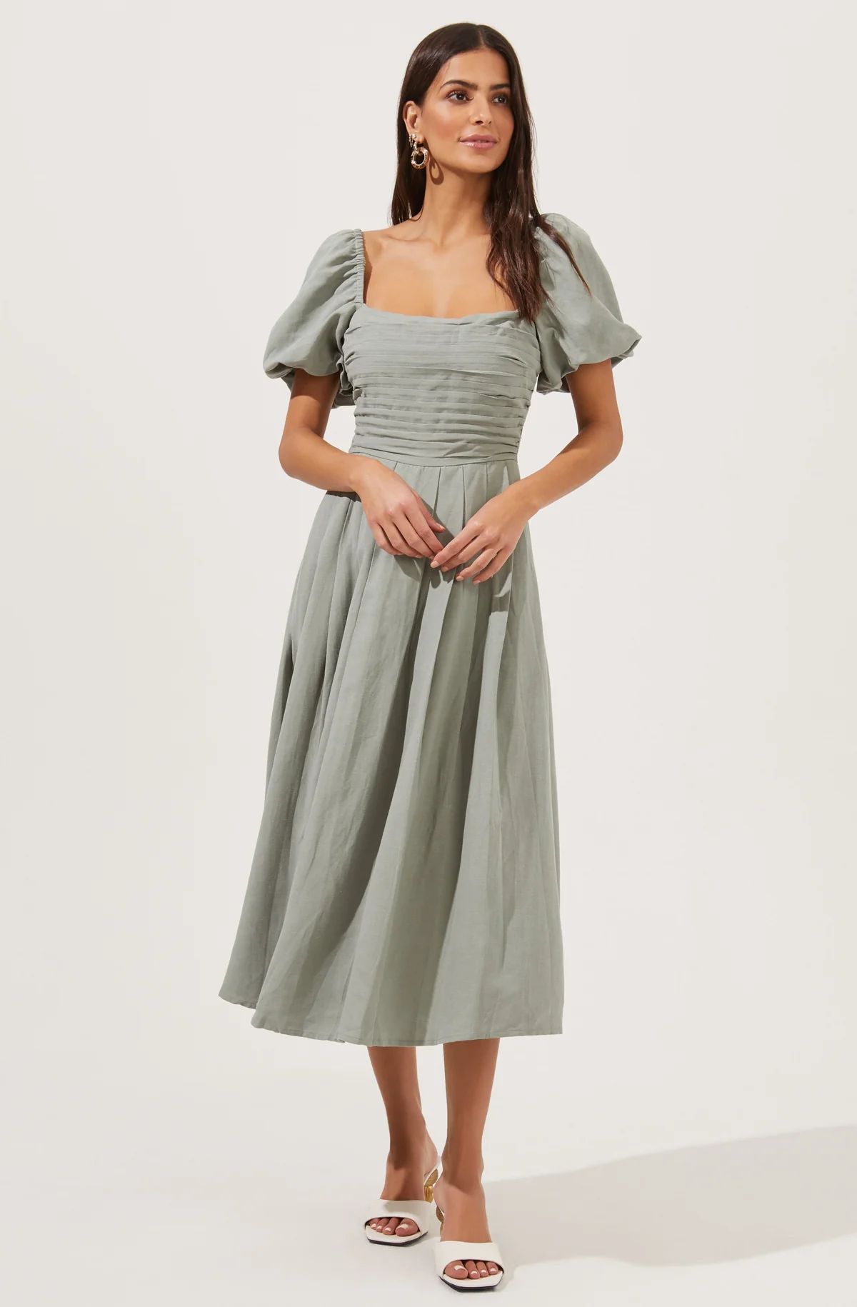 Short Bubble Sleeve Dress | ASTR The Label (US)