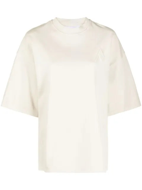 The Attico Round Neck short-sleeved T-shirt - Farfetch | Farfetch Global
