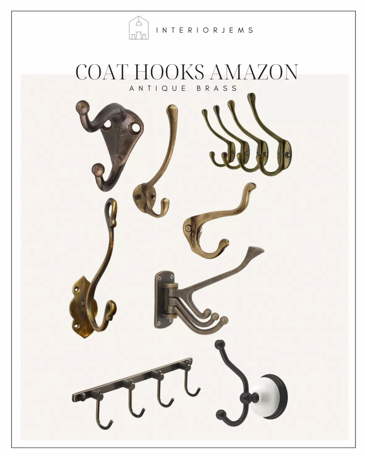 Vintage Cast Iron Wall Hooks … curated on LTK