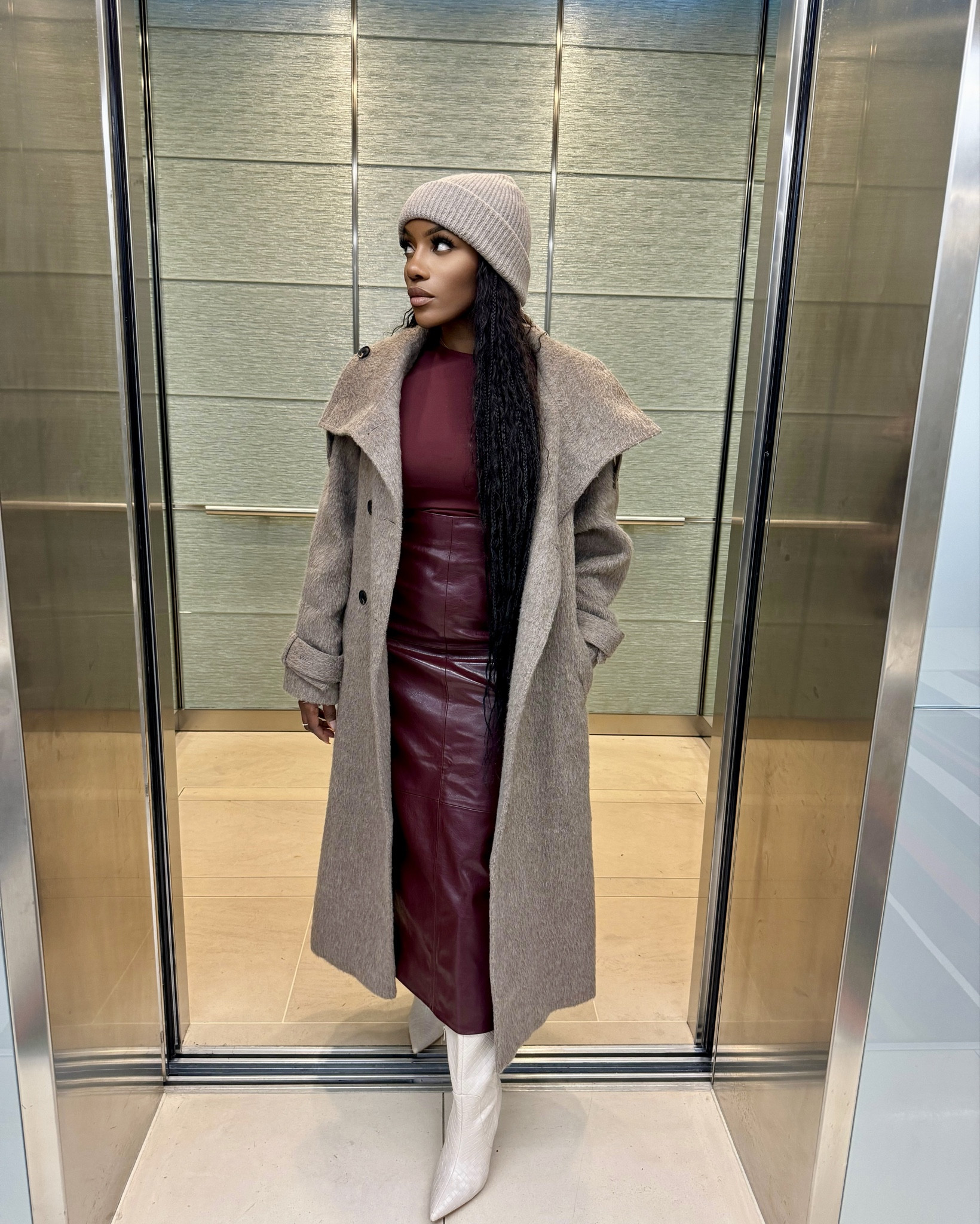 Wrapped up cozy with a burgundy touch! A chic look, perfect for the office to evening out wear! 

#LTKstyletip #LTKautumn #LTKwinter