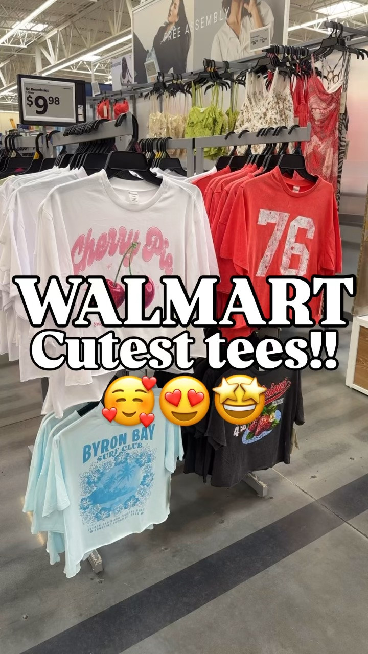 The cutest new graphic tees just dropped!!! 😍🤩

Walmart
Graphic tees
T shirt 

#walmartpartner #graphictees #summerstyle #walmartfinds #walmartfashion