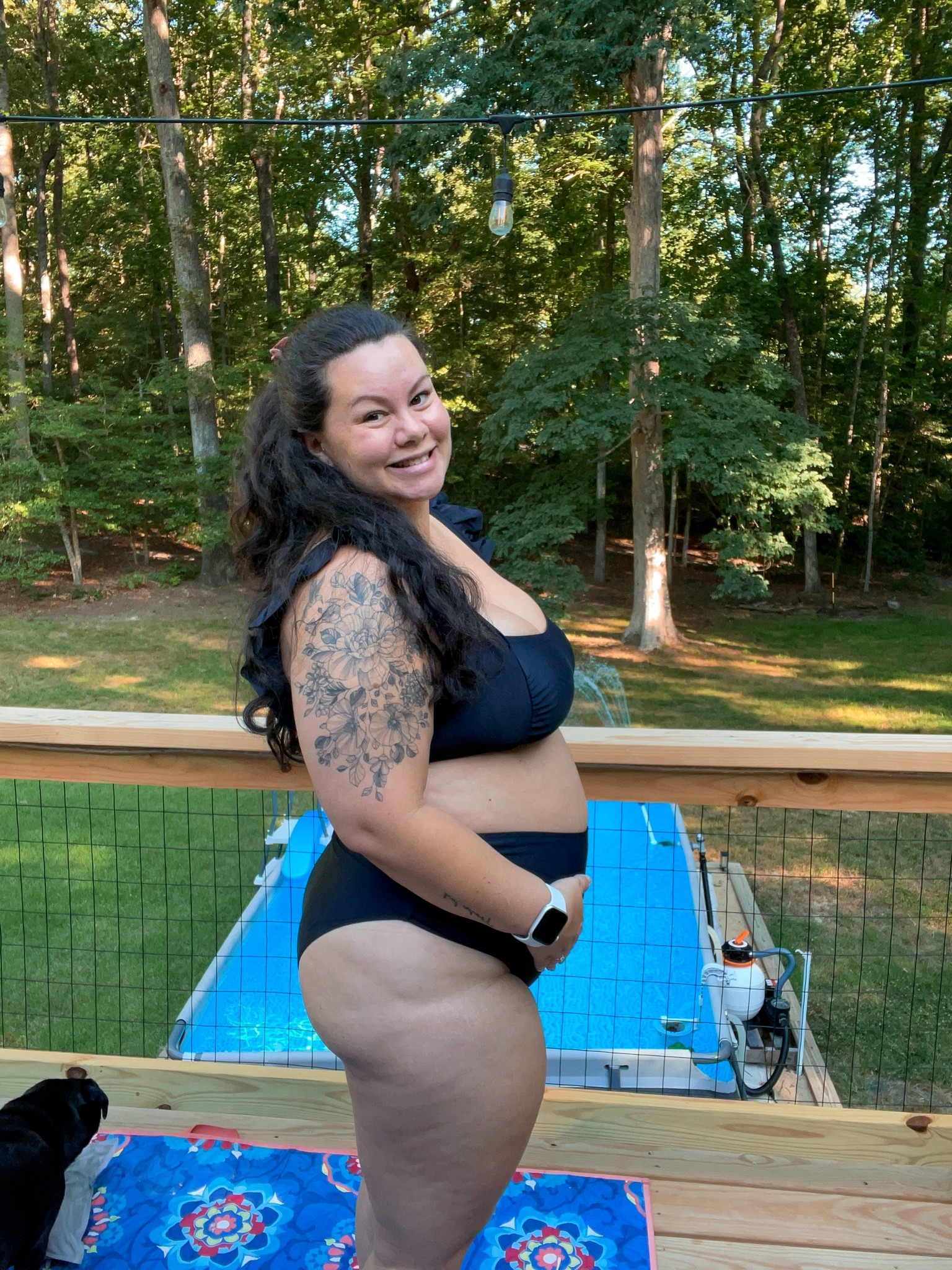 maternity bikini — can also be non-maternity. high waisted, flattering and cute! i love the ruffles on the arms. 🤍

#amazonfind #bikini #maternity #pregnant 

#LTKSummerSales #LTKSeasonal #LTKBump