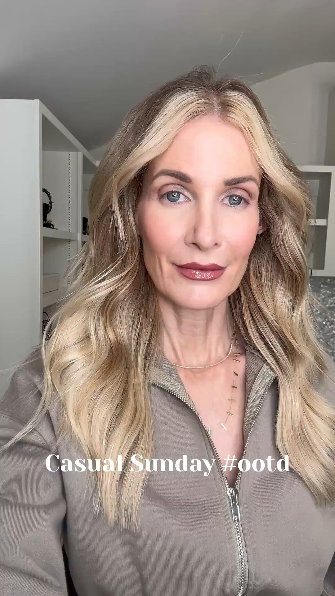 If you want to look stylish without actually “getting dressed,” a neutral matching set is the answer ✨ This tan cropped jacket defines the waist beautifully (I love it zipped for that extra cinch), and the wide-leg pants feel like loungewear but look completely put together. It’s the kind of easy, elevated outfit that works for travel days, coffee runs, or casual weekends. I’m wearing an XS in the jacket and pants and it fits tts.  

 

#LTKdayinmylife #LTKootd #LTKOver40