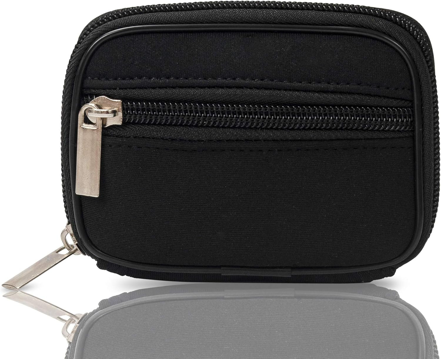 Pill Box Vitamin and Supplement Holder, 7-Day Organizer Neoprene Medicine Case (Black) | Amazon (US)