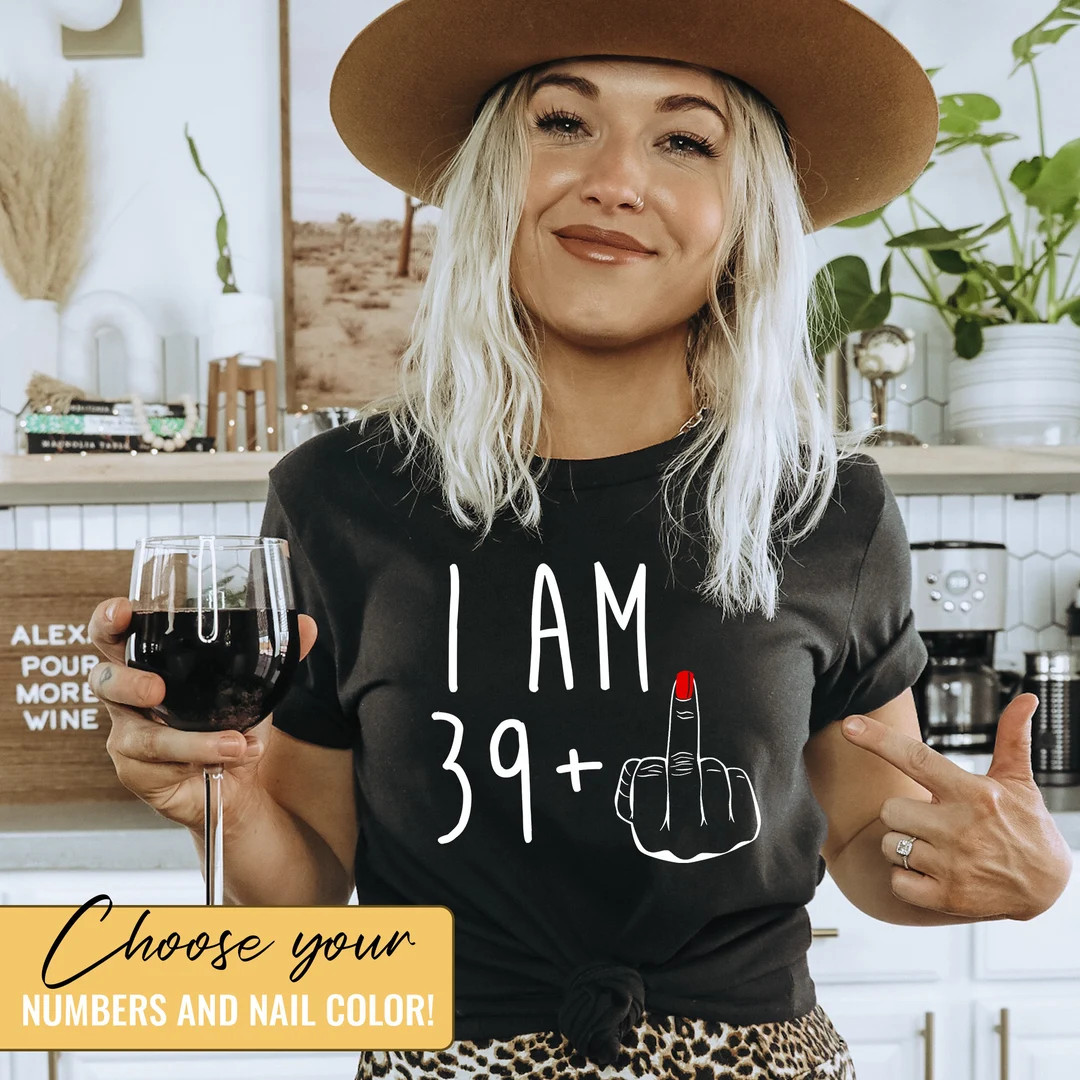 40th Birthday Gifts for Woman, 40th Birthday, 40th Birthday Shirt Woman, 40th Birthday Gift, 40th... | Etsy (US)