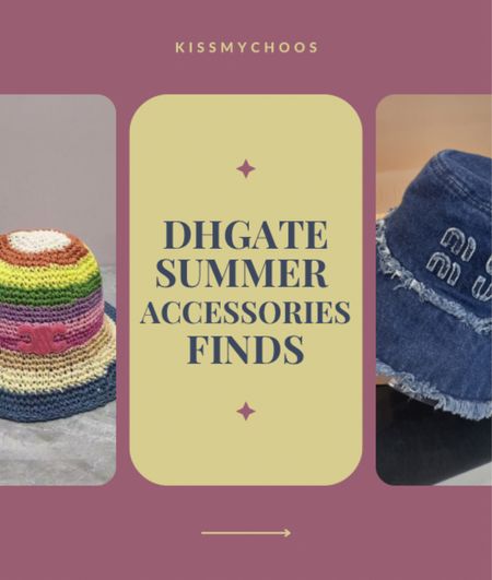 I spend hours on #dhgate so you don’t have to! 

Here are my favourite summer accessories finds. All items are well rated (though I encourage you to do your due diligence and message the seller for additional photos) and from sellers with positive ratings. 

Full details are on my blog: Kissmychoos.com/2024/04/dhgate-summer-accessories-finds.html

#LTKstyletip #LTKfindsunder50 #LTKfindsunder100