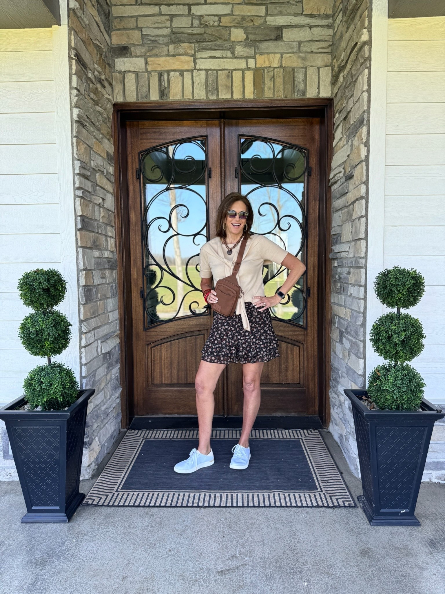 Obsessed with this faux wrap sweater for spring!
Faux wrap sweater - small , Skort- med 
-
-
-
Women’s fashion, outfit inspo, outfit ideas, what to wear for, fashion over 40, fashion over 50, spring outfits, winter to spring style, winter to spring transition outfits, spring outfits, spring fashion, spring style, women’s spring outfit, Vacation outfit, vacation style, Easter outfit, Easter outfit inspo 


#LTKOver40 #LTKootd #LTKSeasonal