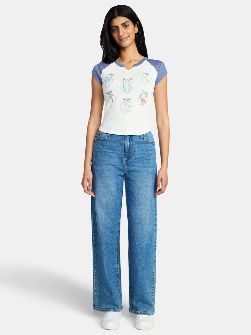 Sardine Women's Graphic Tee with Short Sleeves, Sizes XXS-XXL | Walmart (US)