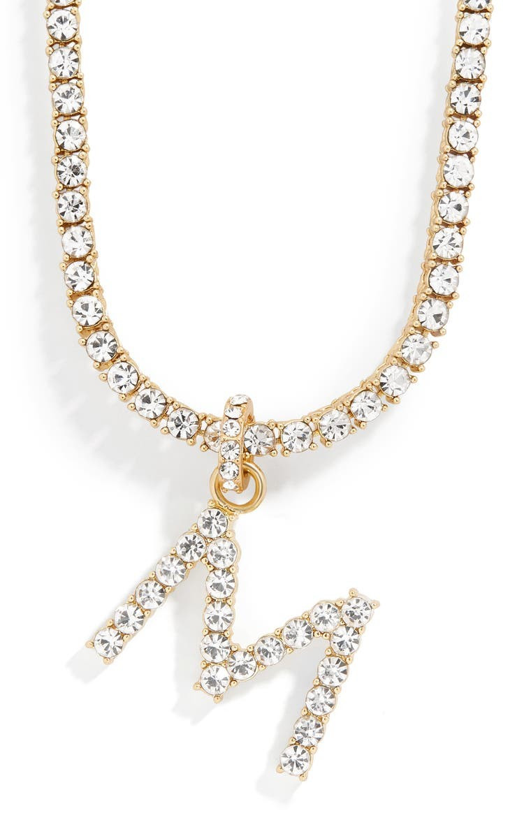 Pavé Initial Collar Necklace | Nordstrom