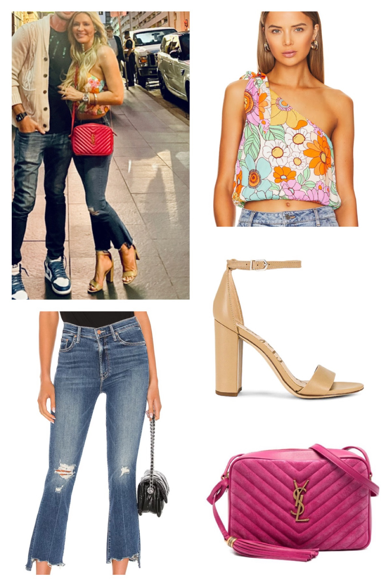 Date night look #datenight #spring #oneshoulder #girlsnight #datenightoutfit #denim #jeans #floraltop #floral #floralprint #springoutfit

#LTKstyletip #LTKshoecrush #LTKitbag