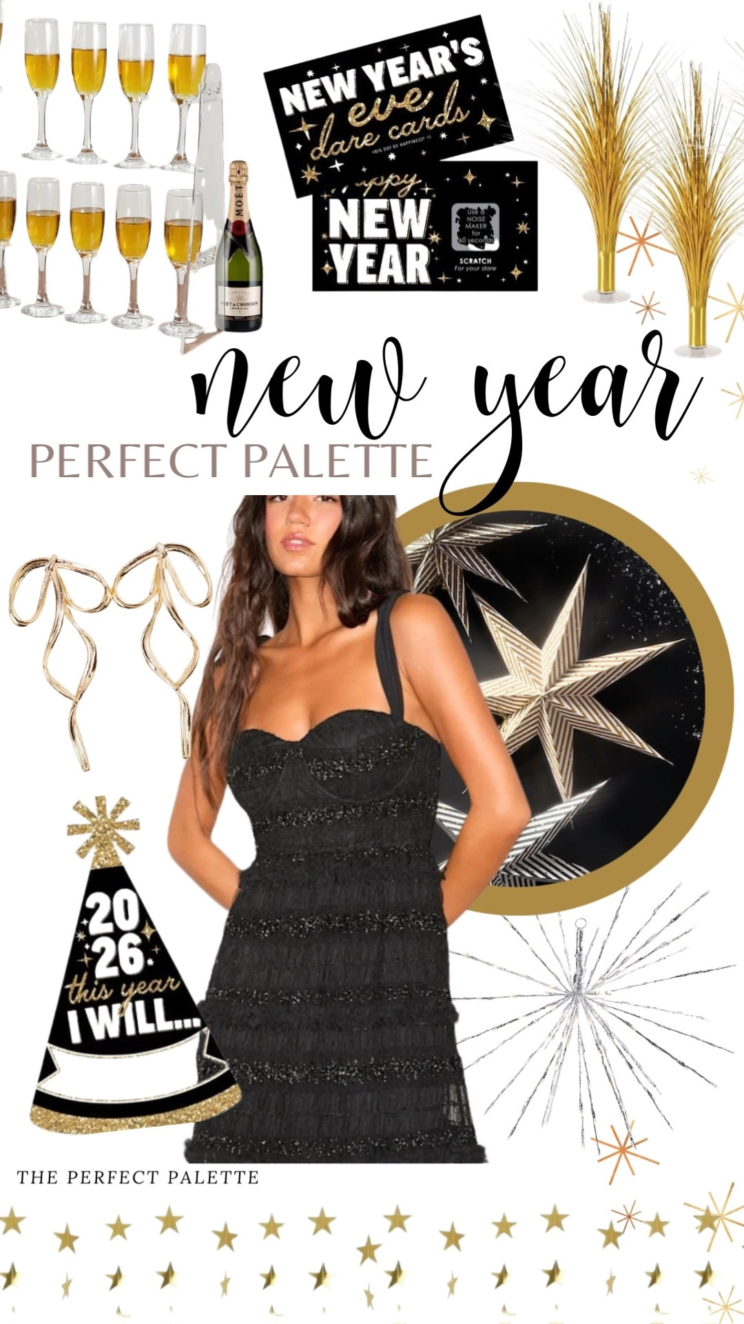 new years eve outfits, nye party, nye outfit, winter outfits women, 

New Year’s Eve outfit, New Year’s Eve decor, New Year’s Eve dress. Gold accessories, silver accents, festive glitz and glam 
//
Star decor, NYE, NYE table, Amazon home, NYE decor, NYE tablescape 
Holiday tablescape, NYE place setting, Holiday place setting, Place setting, holiday party. holiday table.  


#LTKFindsUnder50 #LTKSeasonal #LTKFindsUnder100 #LTKSaleAlert #LTKGiftGuide #LTKHoliday #LTKHome
