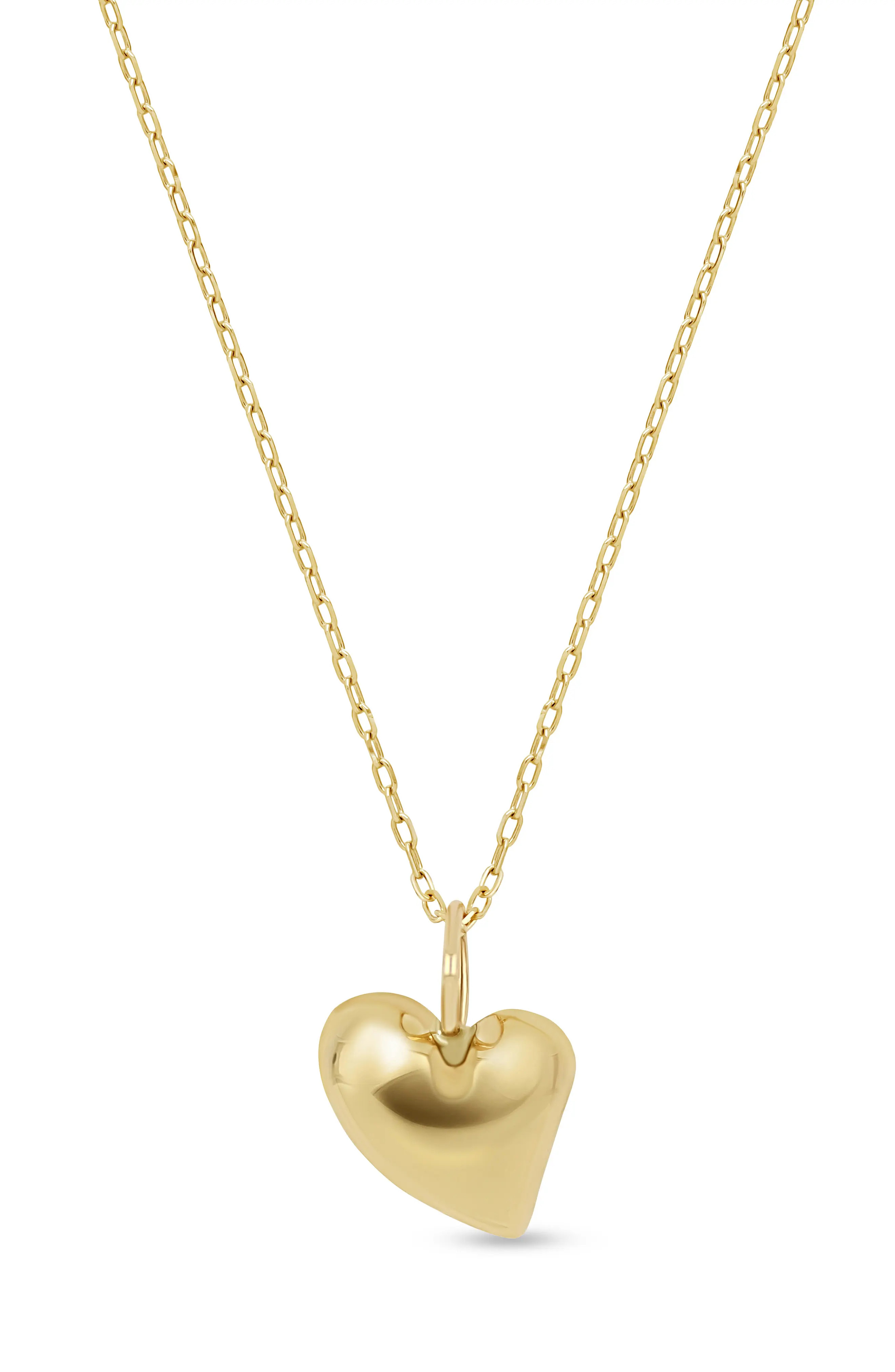 14K Gold Abstract Heart Pendant Necklace (Women) | Nordstrom | Nordstrom