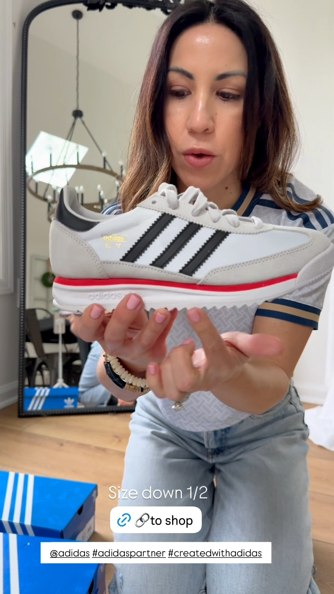 @adidas #adidaspartner #createdwithadidas Adidas sneakers a size found half. Running sneakers.

#LTKOver40