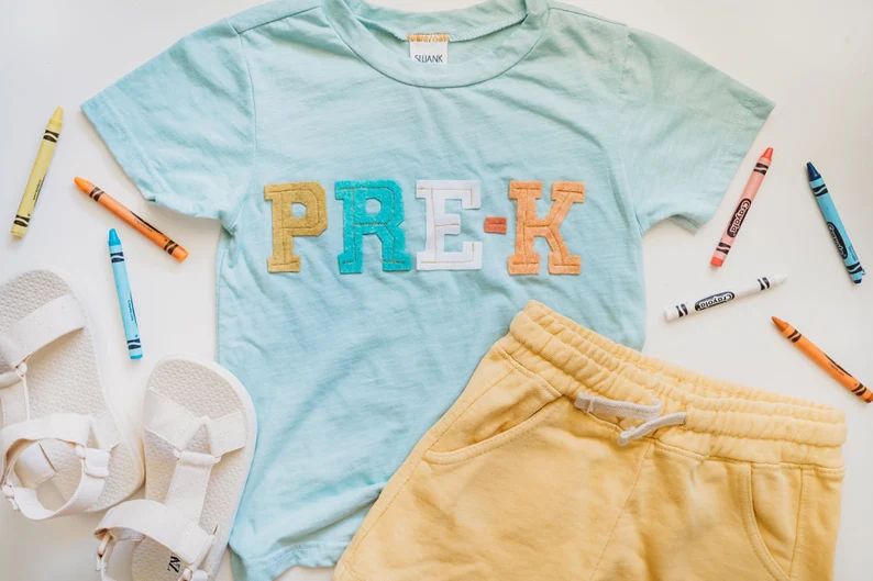 First Day of Pre K Shirt | First Day of PreK | Back to School Shirt | Pre K Shirt | PreK Graduati... | Etsy (US)