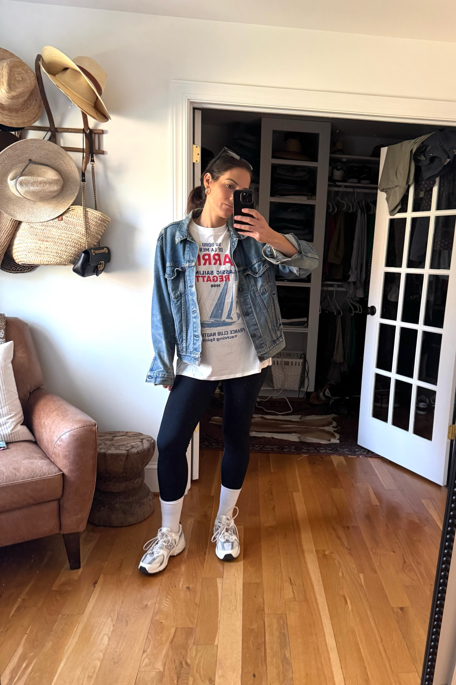 OOTD: Travel Prep Edition ✈️

✔️ Lululemon Aligns
✔️ Levi’s jacket
✔️ H&M oversized tee (S)
✔️ New Balance sneakers
✔️ The best Amazon socks

#MomStyle #Levis #Lululemon #HM #NewBalance #OOTD

I share: Over-40 style, affordable fashion (vintage & new), home decor finds, mom style, travel tips & inspo!

#LTKStyleTip #LTKOver40 #LTKTravel