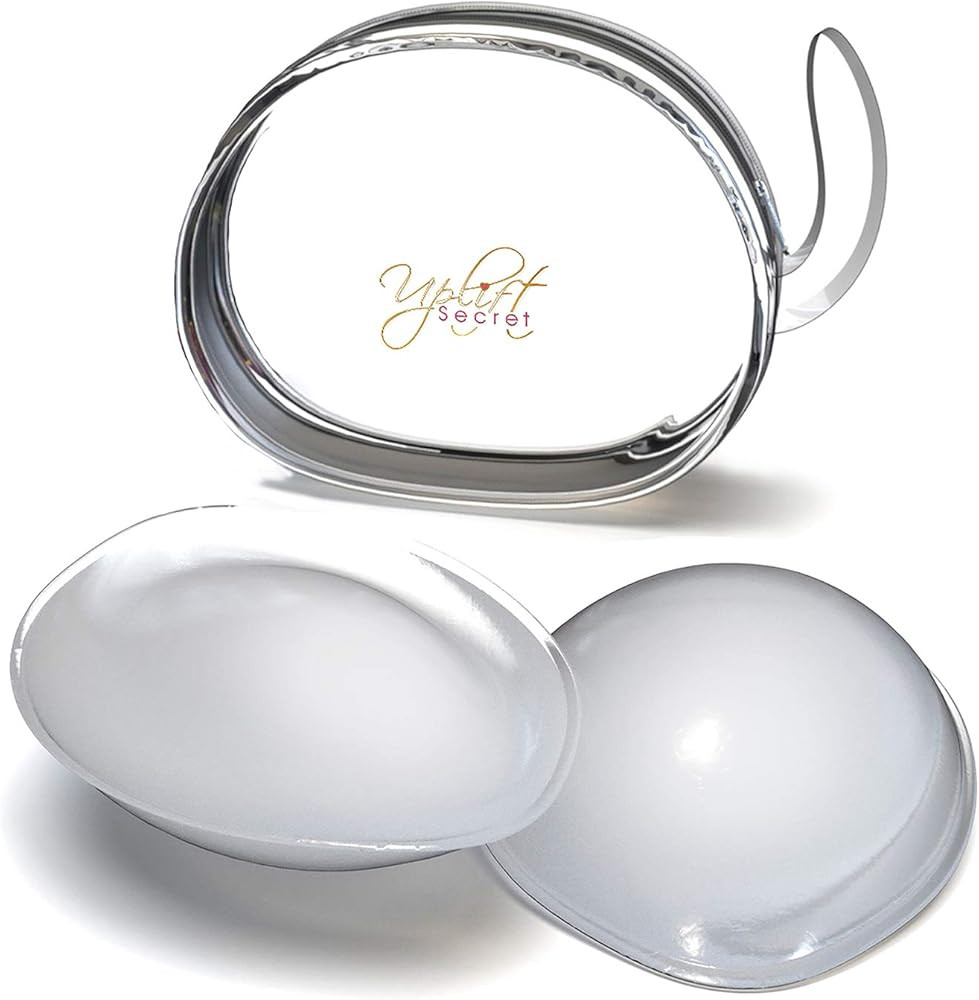 Uplift Secret Silicone Bra Inserts - Clear Gel Push Up Breast Pads - Bra Padding Bust Enhancer | Amazon (US)