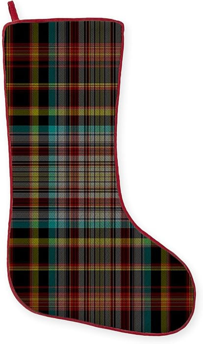 CafePress Scottish Tartan Patterns Traditional Christmas Stocking 7.5"x19" | Amazon (US)
