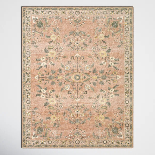 Berger Floral Indoor Rug | Wayfair North America