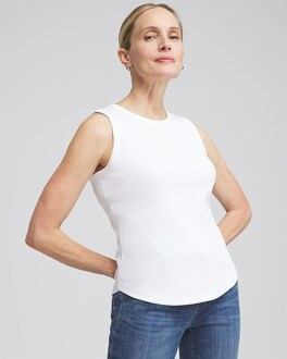 Ribbed High Neck Tank | Chico's
