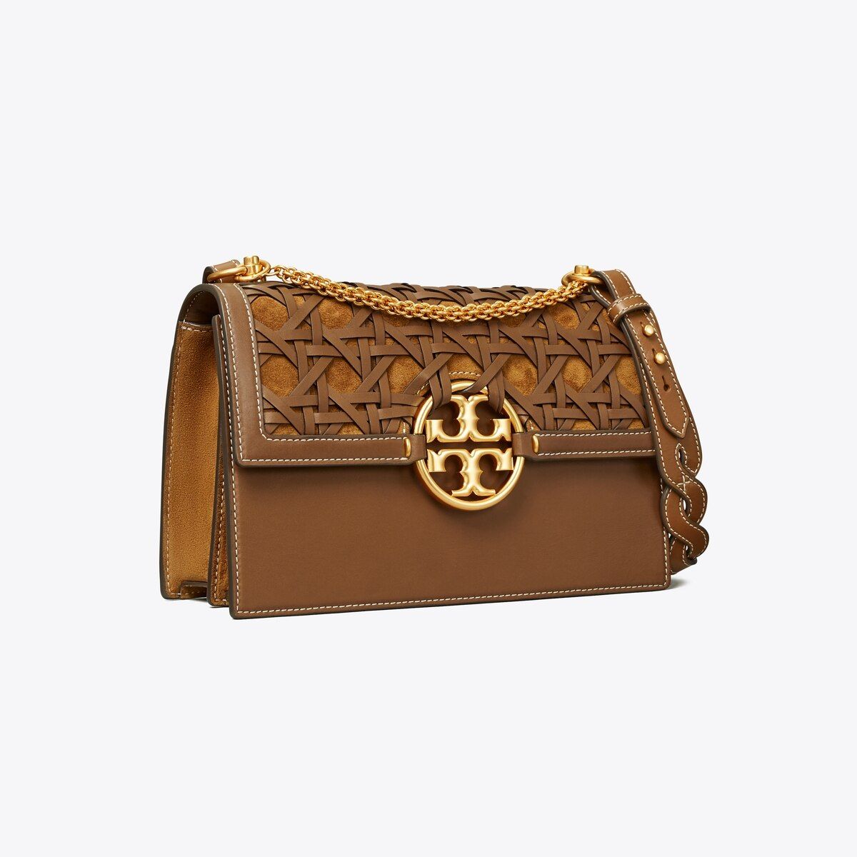 Miller Basket-Weave Shoulder Bag | Tory Burch (US)