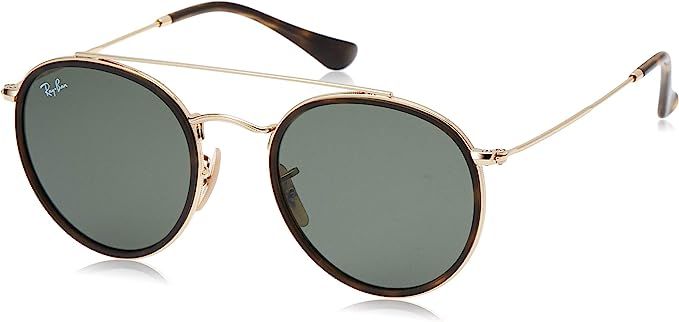 Ray-Ban Rb3647n Double Bridge Round Sunglasses | Amazon (US)