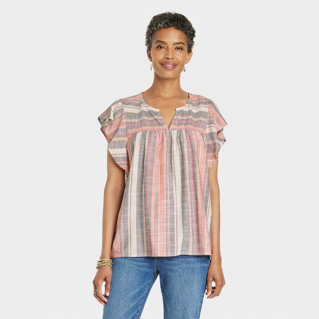 Women's Flutter Short Sleeve Top - Knox Rose™ | Target