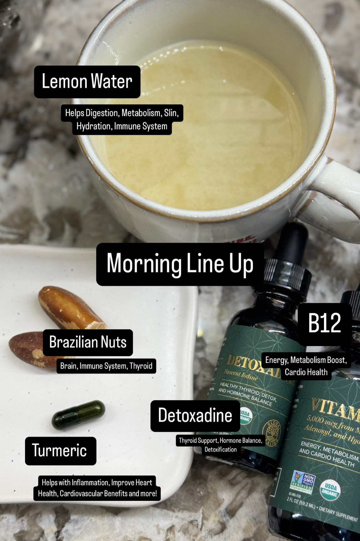 Morning Health LineUp

Code JENNA20 for 20% off at Global Healing 

#LTKHome #LTKBeauty #LTKActive