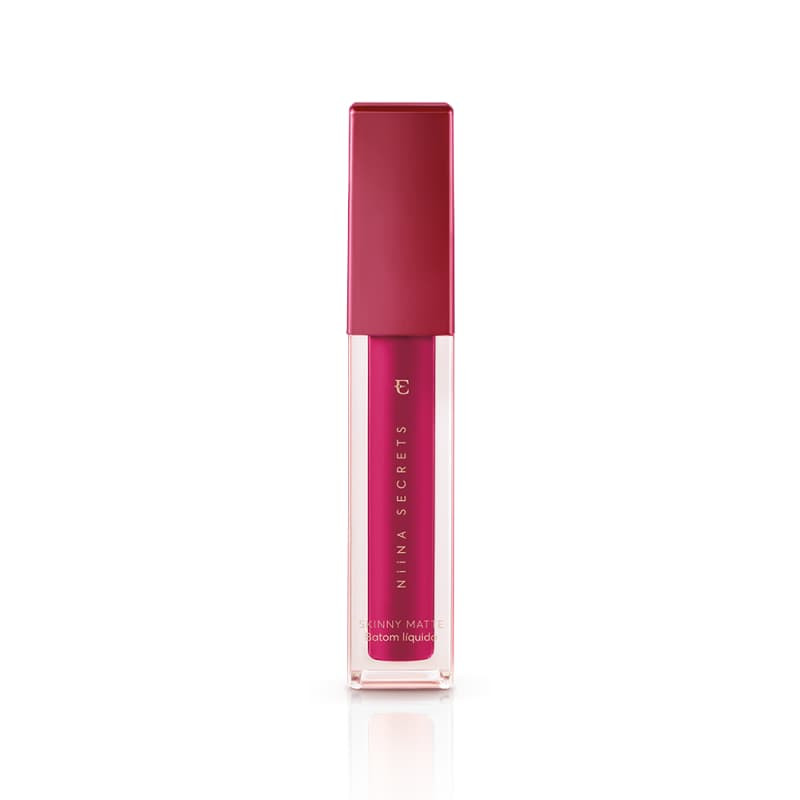 Batom Líquido Niina Secrets Skinny Matte Pink Peônia 4ml | Eudora | Eudora (BR)