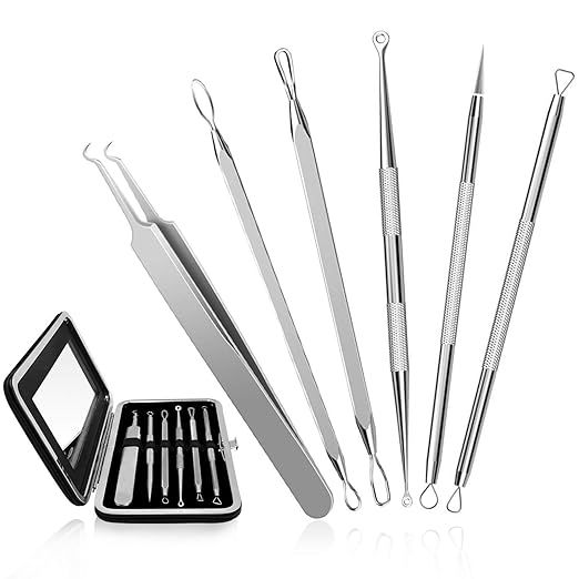CHIMOCEE Professional Surgical Blackhead Remover Tools, Blemish and Splinter Acne Pimple Removal ... | Amazon (US)