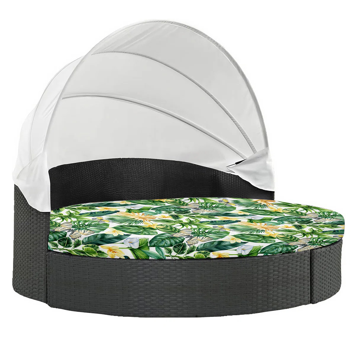 66-Inch Round Daybed Mattress Cover, Outdoor Patio Furniture Cushion Protector Slipcover | Wayfair North America