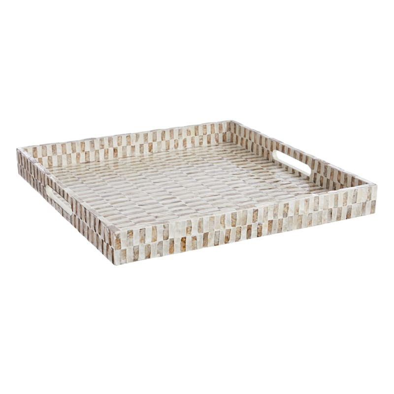 Capiz Tray, 19.7" | At Home