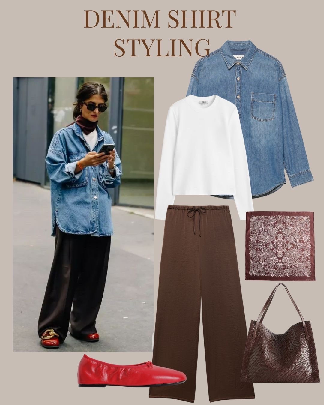 Denim shirt styling

#LTKFashionMonth
