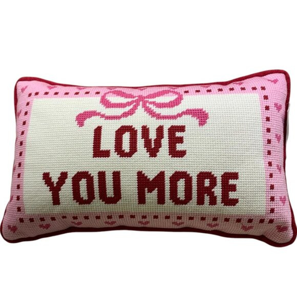 Viral Tik Tok "I Love You More" Hooked Pillow NWT | Poshmark