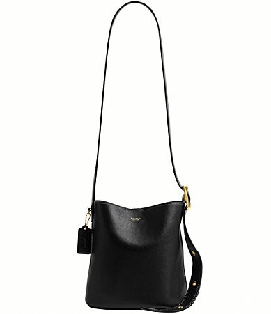 COACH Bleecker Bucket Bag 21 - Black | Dillard's