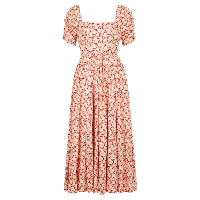 Free People She's A Dream Floral-print Cotton Midi Dress | Harvey Nichols (Global)