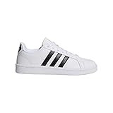 adidas Women's Shoes | Cloudfoam Advantage Cl Sneakers, White/Black/White, (7 M US) | Amazon (US)