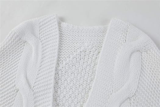 Remikstyt Womens Chunky Cardigan Cable Knit Oversized Open Front Cardigan Sweaters | Amazon (US)