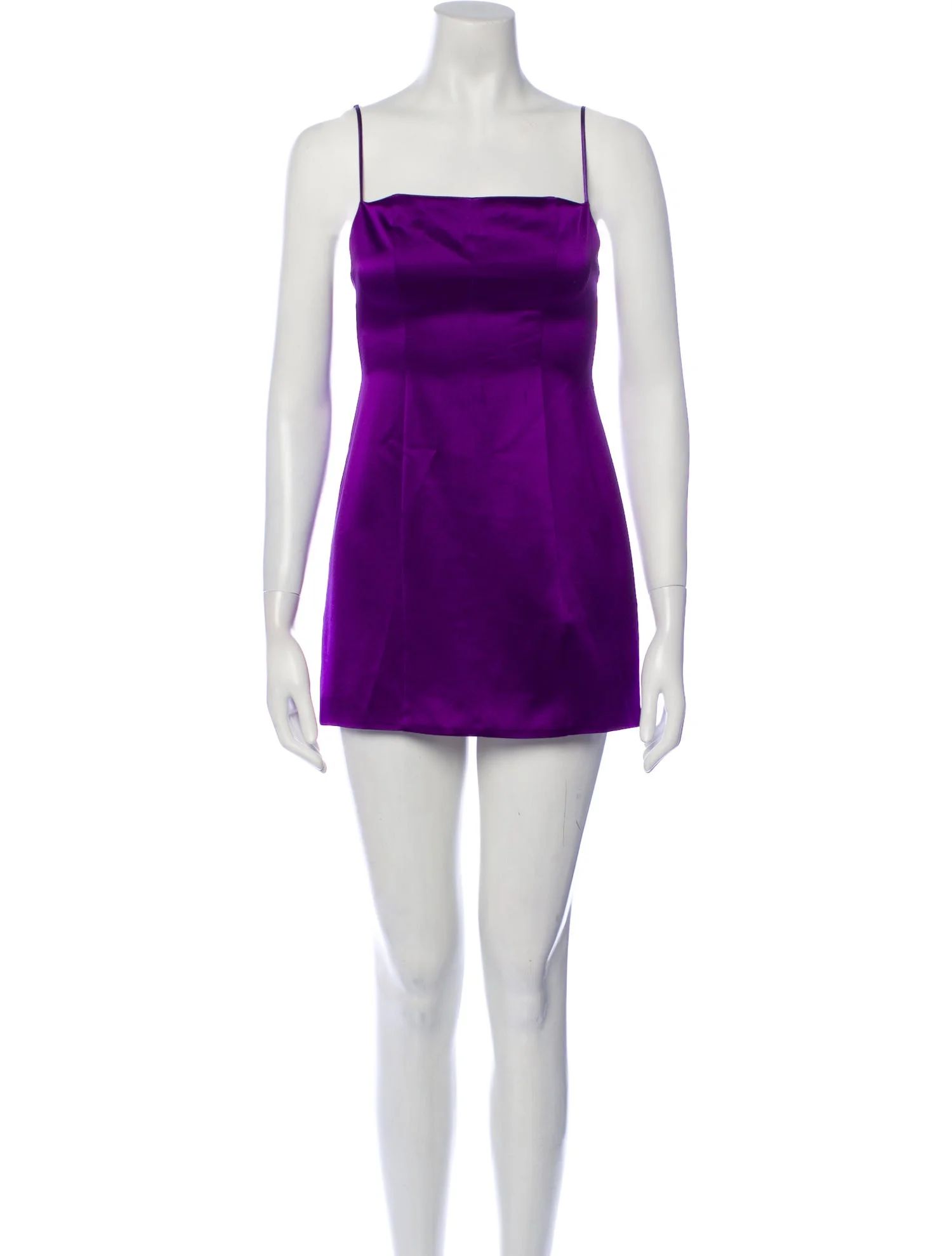 Square Neckline Mini Dress | The RealReal