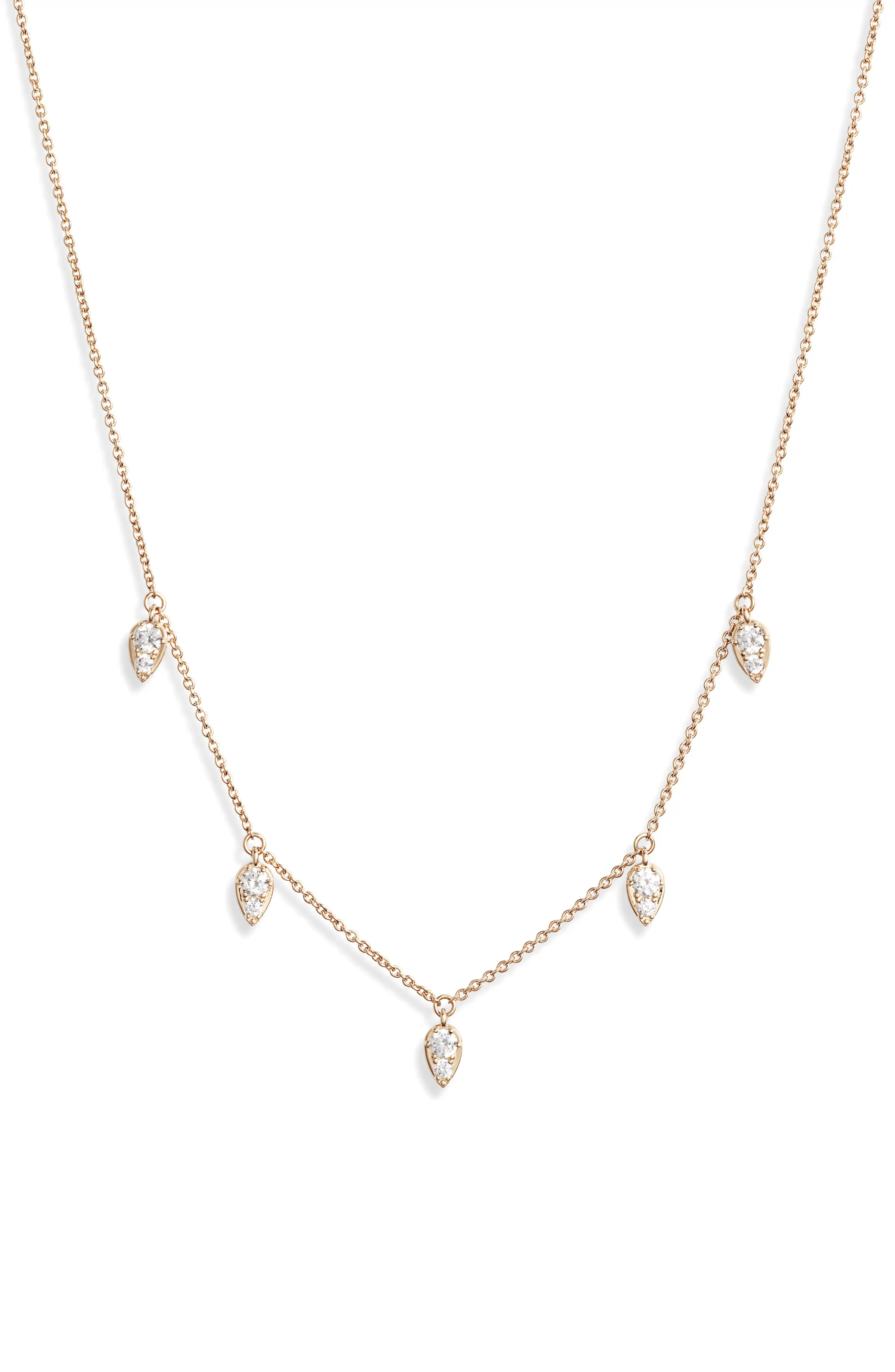 Shaky Cubic Zirconia Necklace | Nordstrom