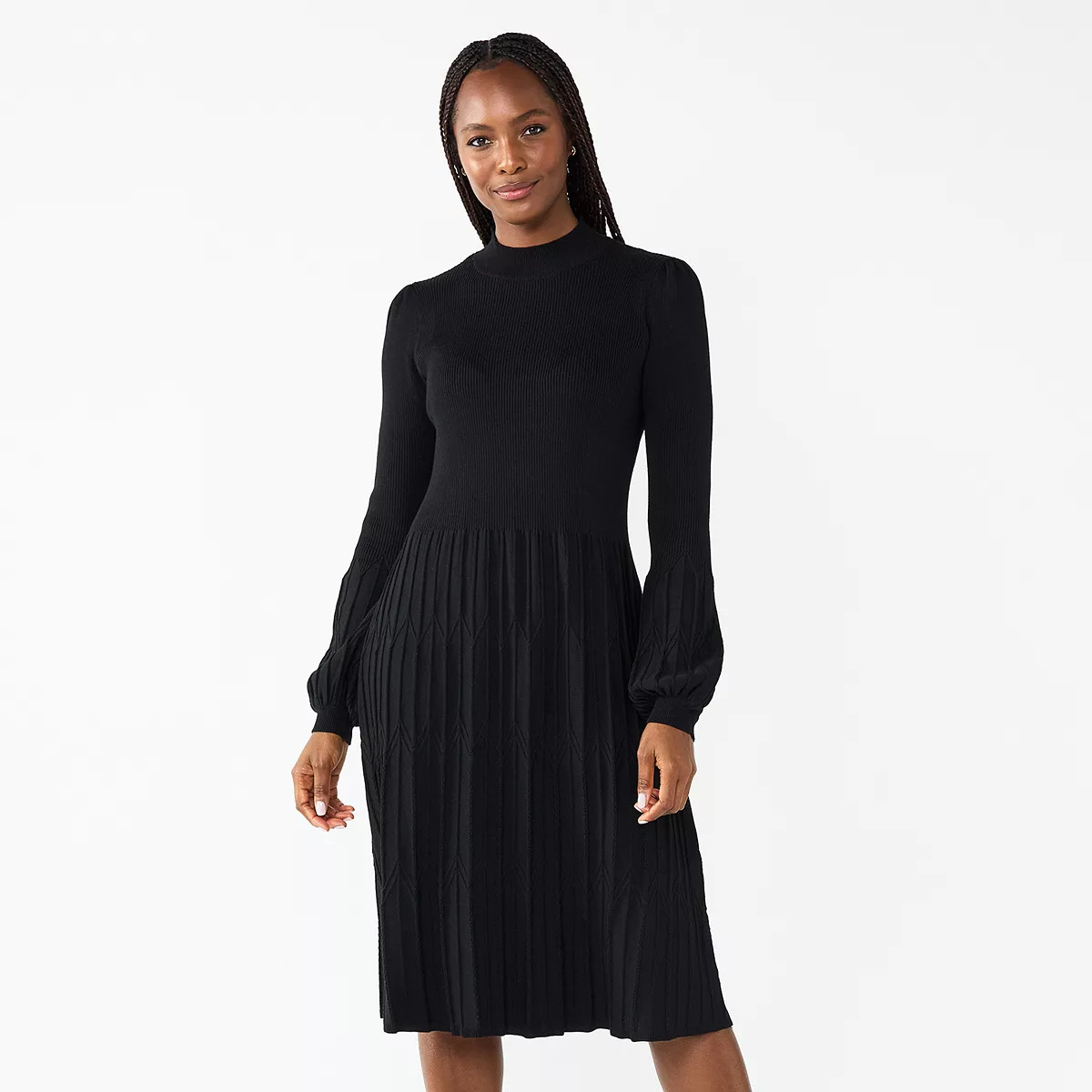 Women's DRAPER JAMES RSVP™ Long Sleeve Sweater Dress | Kohl's