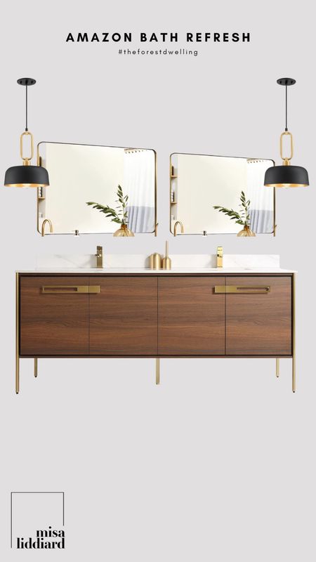This vanity and mirrors from Amazon look amazing! I would love to have a spot for a vanity like this!

#LTKhome #LTKSale #LTKstyletip