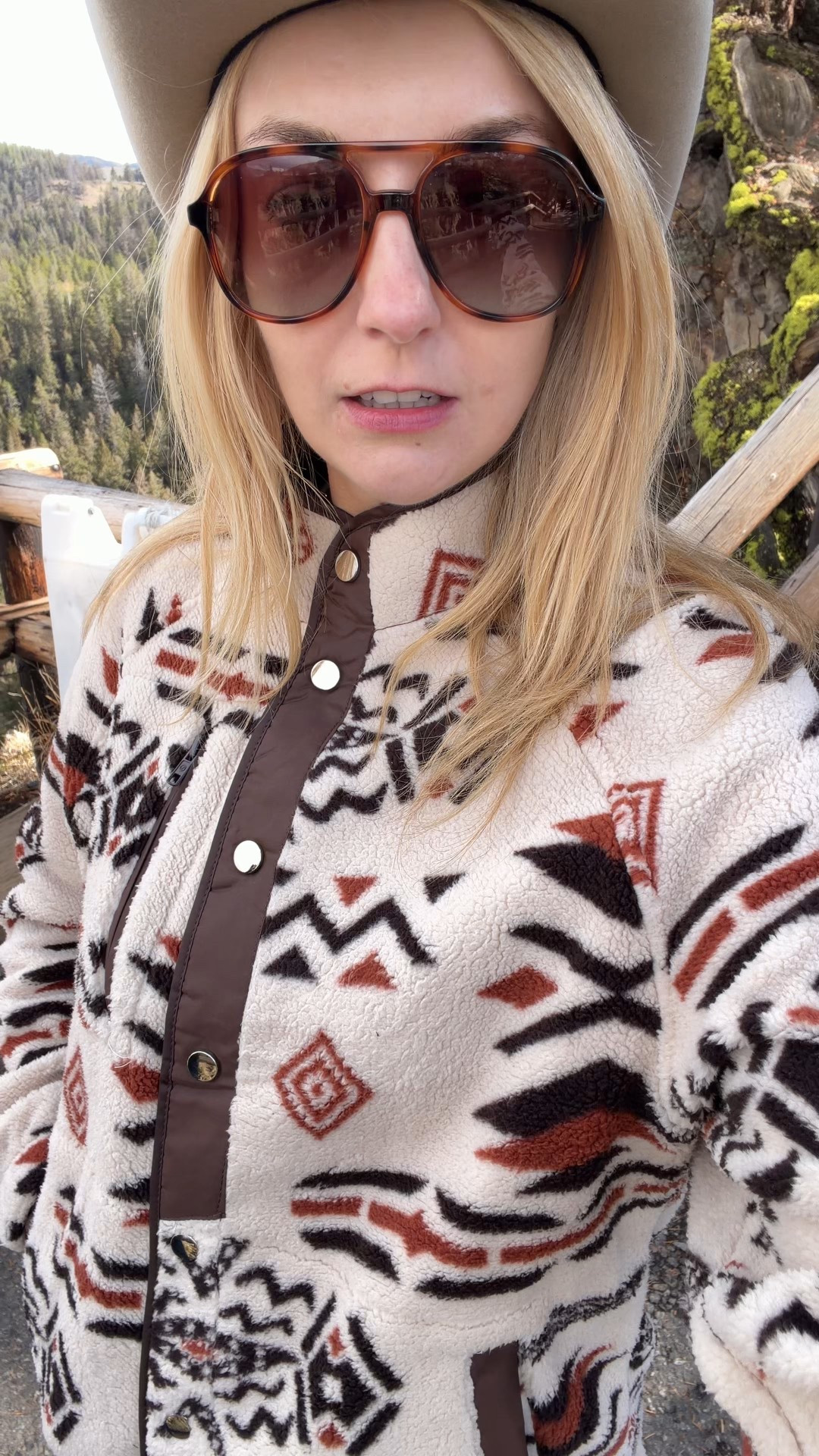 Yellowstone outfit - I’m not a fan of fleece jackets but this one is 10/10! Comfy & cute!
And these Amazon sunglasses! Best! 

Hiking outfit, western chic, athleisure outfit, activewear outfit, fall fashion, brown leggings, fall outfit 

#LTKFindsUnder50 #LTKStyleTip #LTKSaleAlert