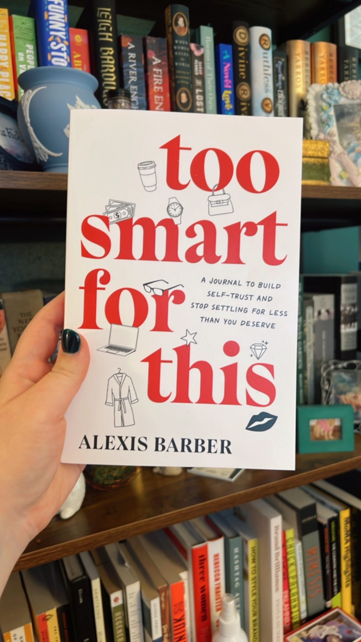 Excited to read this new book by Alexis Barber!  >> Too Smart for This: A Journal to Build Self-Trust and Stop Settling for Less Than You Deserve

#LTKSeasonal #LTKU #LTKHome