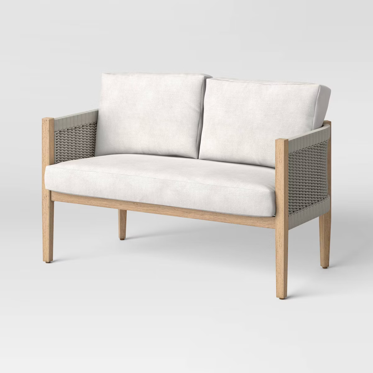 Pasadena Patio Loveseat Gray - Threshold™ designed with Studio McGee | Target