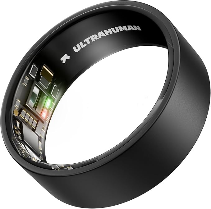 ULTRAHUMAN Ring AIR - Matte Grey - Size 10 - Smart Ring | No Monthly Subscription | Size First wi... | Amazon (UK)