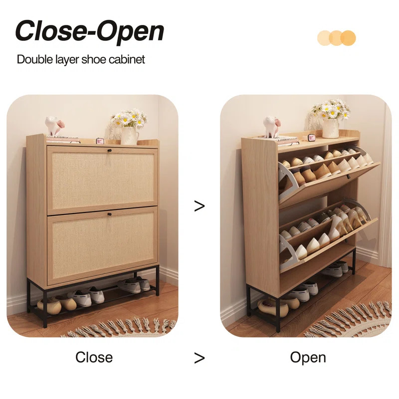 20 Pair Shoe Storage Cabinet | Wayfair North America